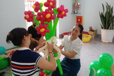 Công tác chuẩn bị cho lễ tổng kết năm học 2024-2025
